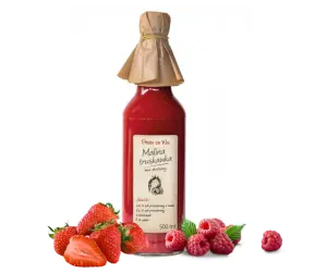 Mus Malina Truskawka Słodzony 500ml. 