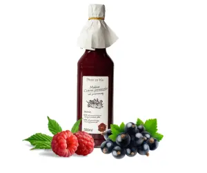 Mus Malina Czarna Porzeczka Niesłodzony 500ml. 